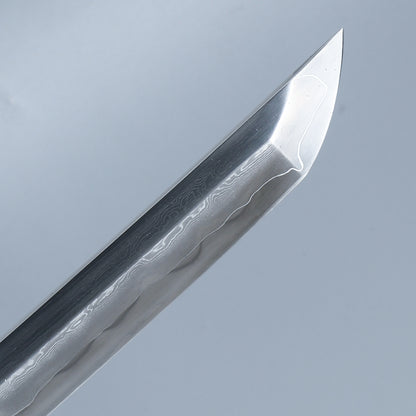Real Japanese  Advanced Samurai Handmade Katana Dama Steel Handmade Forging All Tang Dynasty