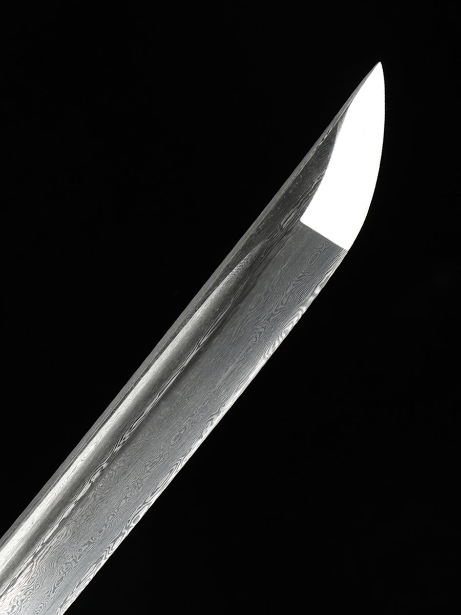 (87)Handmade Katana Samurai Japanese Damascus Steel Real Sword Full Tang Sharp