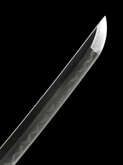 Japanese samurai sword Tai Dao T10 steel made black sheath