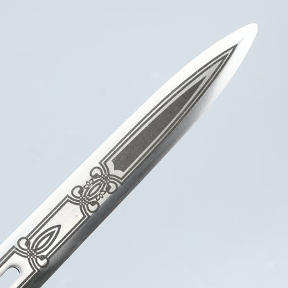 Hand crafted Han Dynasty collection gift sword made of 1095 steel with a red sheath
