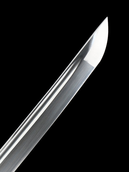 Japanese samurai sword with 1095 steel blade, hand carved dragon exquisite sheath