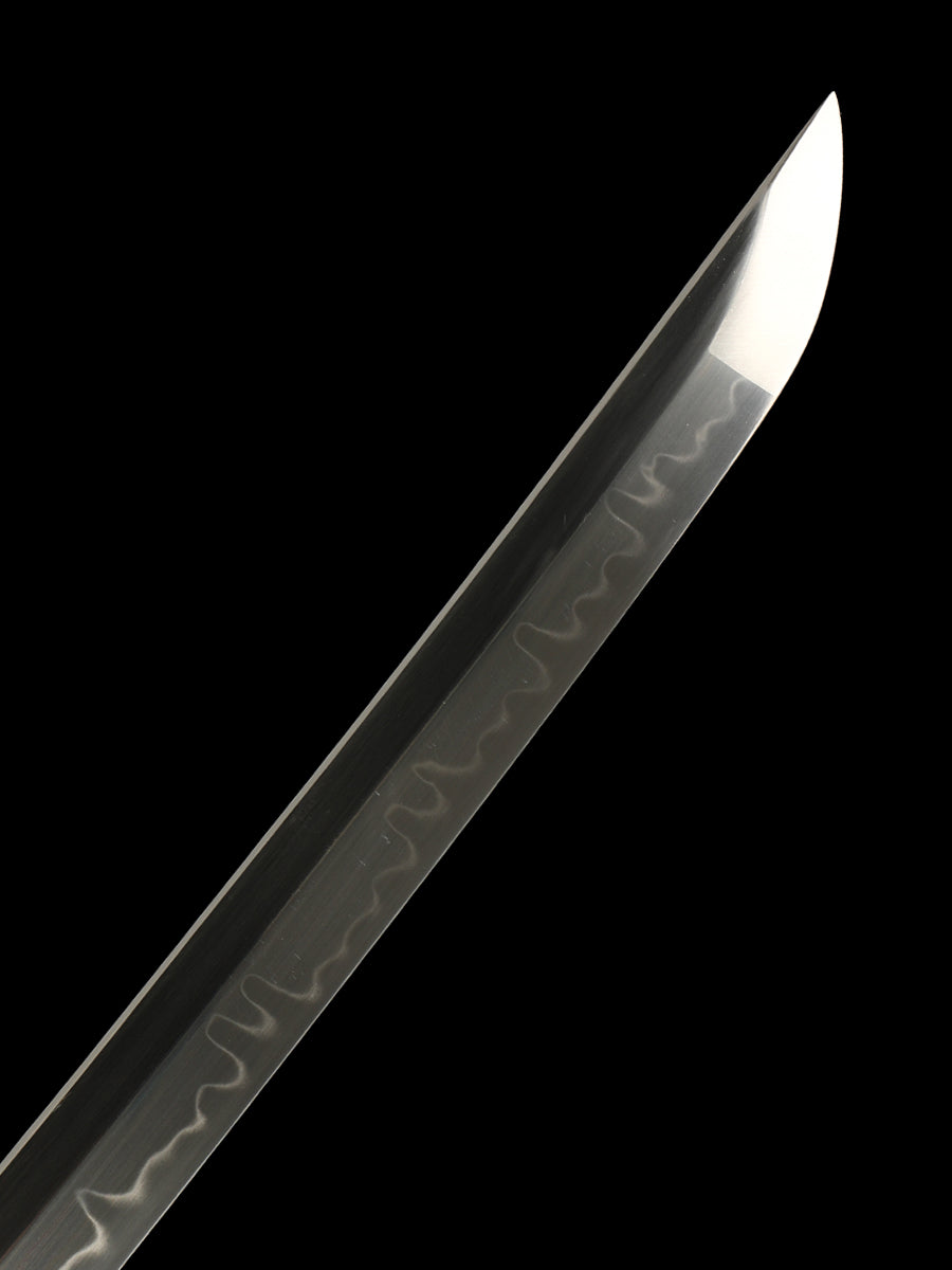 Japanese samurai sword T10 steel burning blade, hot tempered, fully hand forged, practical and sharp Japanese samurai real sword