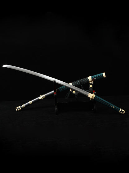 Japanese Samurai Sword Taidao 1095 steel hand carved blade