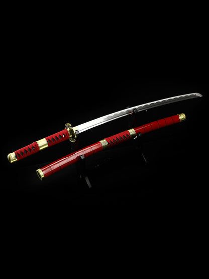 One Piece Series Authentic Japanese samurai katana carbon steel COS men's fine gift series(45)