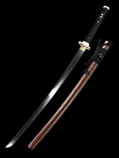 Black sword sheath manganese steel katana sword
