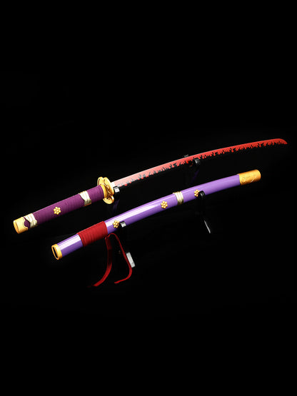 (A011)One Piece Series Authentic Japanese samurai katana carbon steel COS men's fine gift series(56)