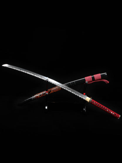 Handmade Samurai Sword and Dragon Gear T10 Steel