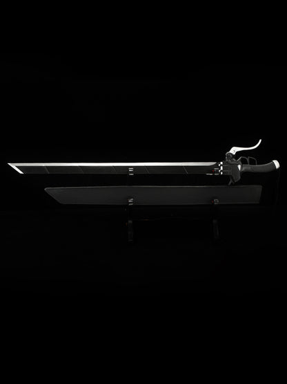 (A43)Pistol Handle Role Playing Knife Black Blade