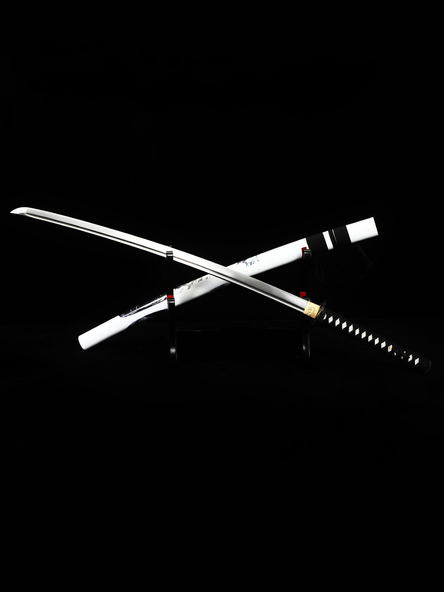 Japanese samurai sword handmade 1095 steel forging