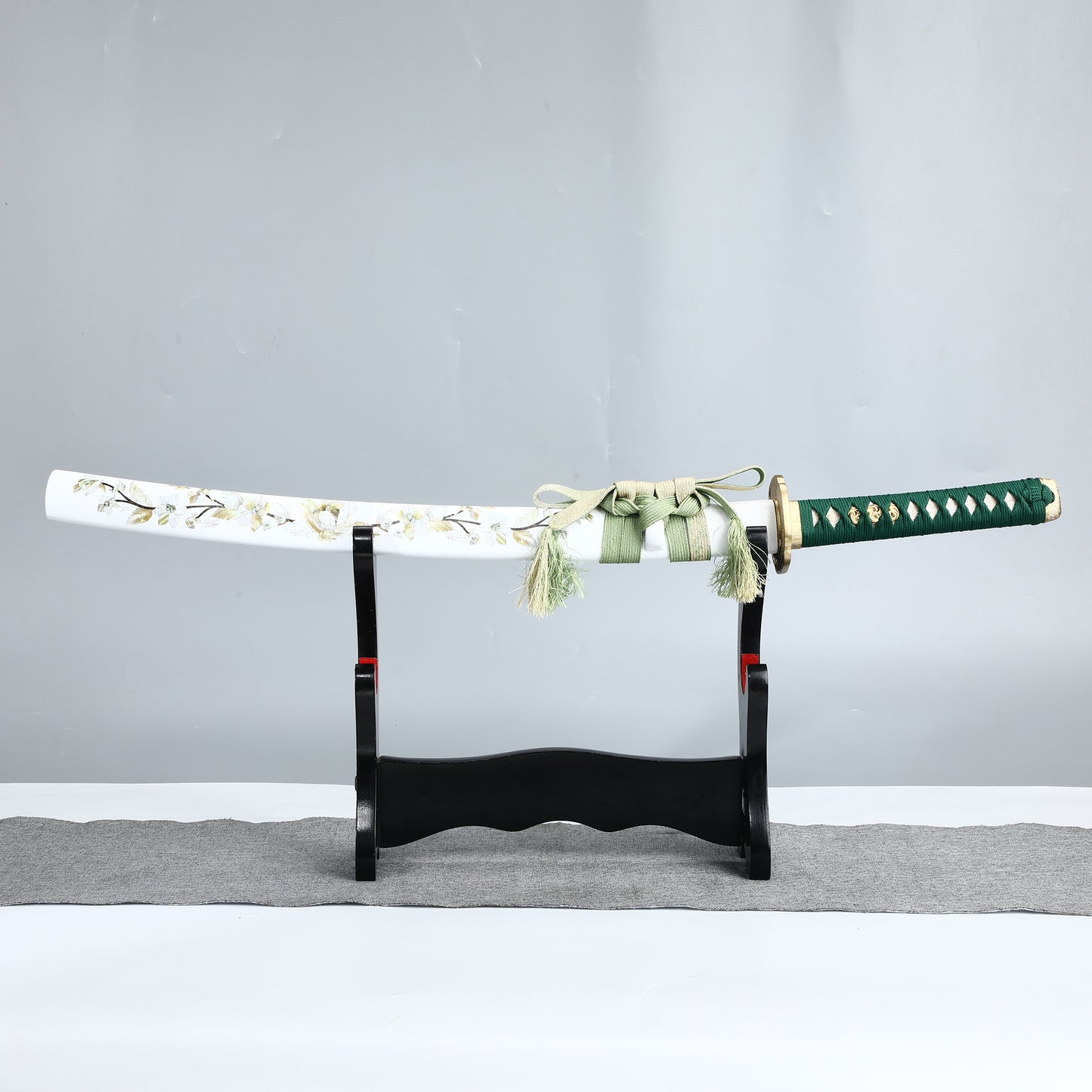 Japanese Real Sword Handmade Katana T10 Steel Samurai    Hand drawn scabbard Knife Full Tang Sharp