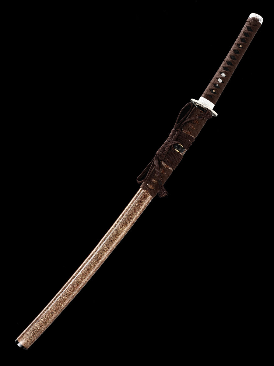 Japanese Handmade Katana Clay Tempered  Full Tang Samurai Sword Razor Sharp Sword