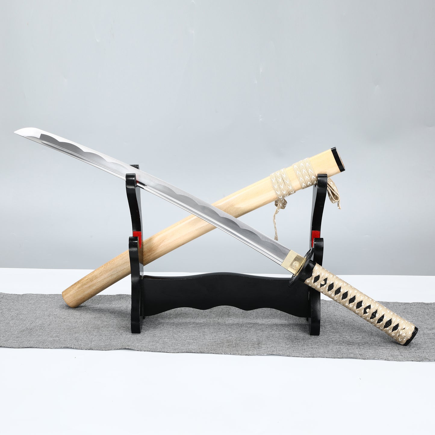 Real 28Inch 1060 Blade Clay Tempered Japanese Samurai Katana  Full Tang