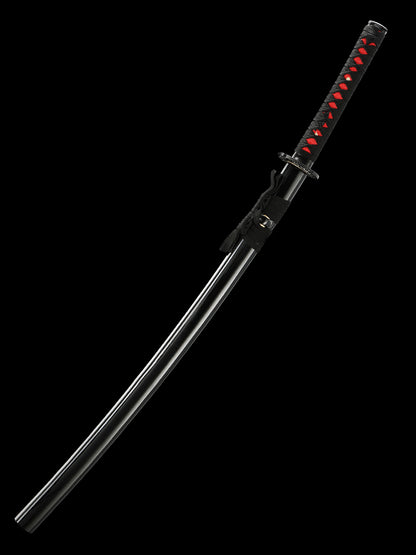 Black handmade genuine katana sword(18)