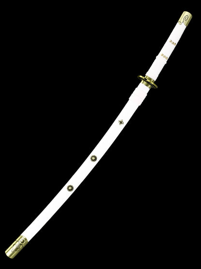 Role playing Samurai sword 1060 steel made white