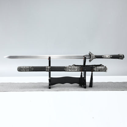 Handmade 1095 steel black scabbard for Chinese Han Dynasty swords