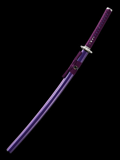Purple samurai sword T10 steel