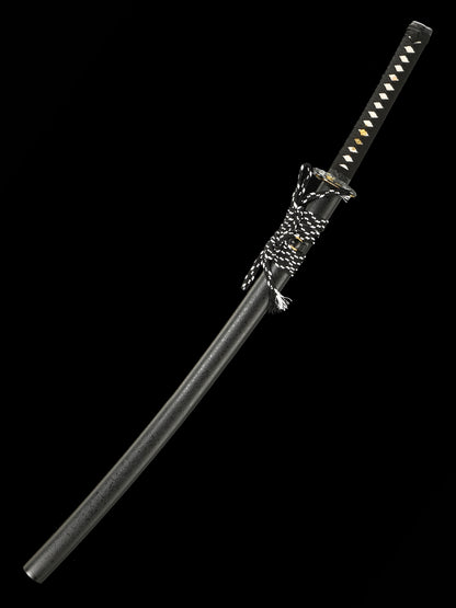 Hand forged samurai sword, dragon sword, Tan T10 steel production