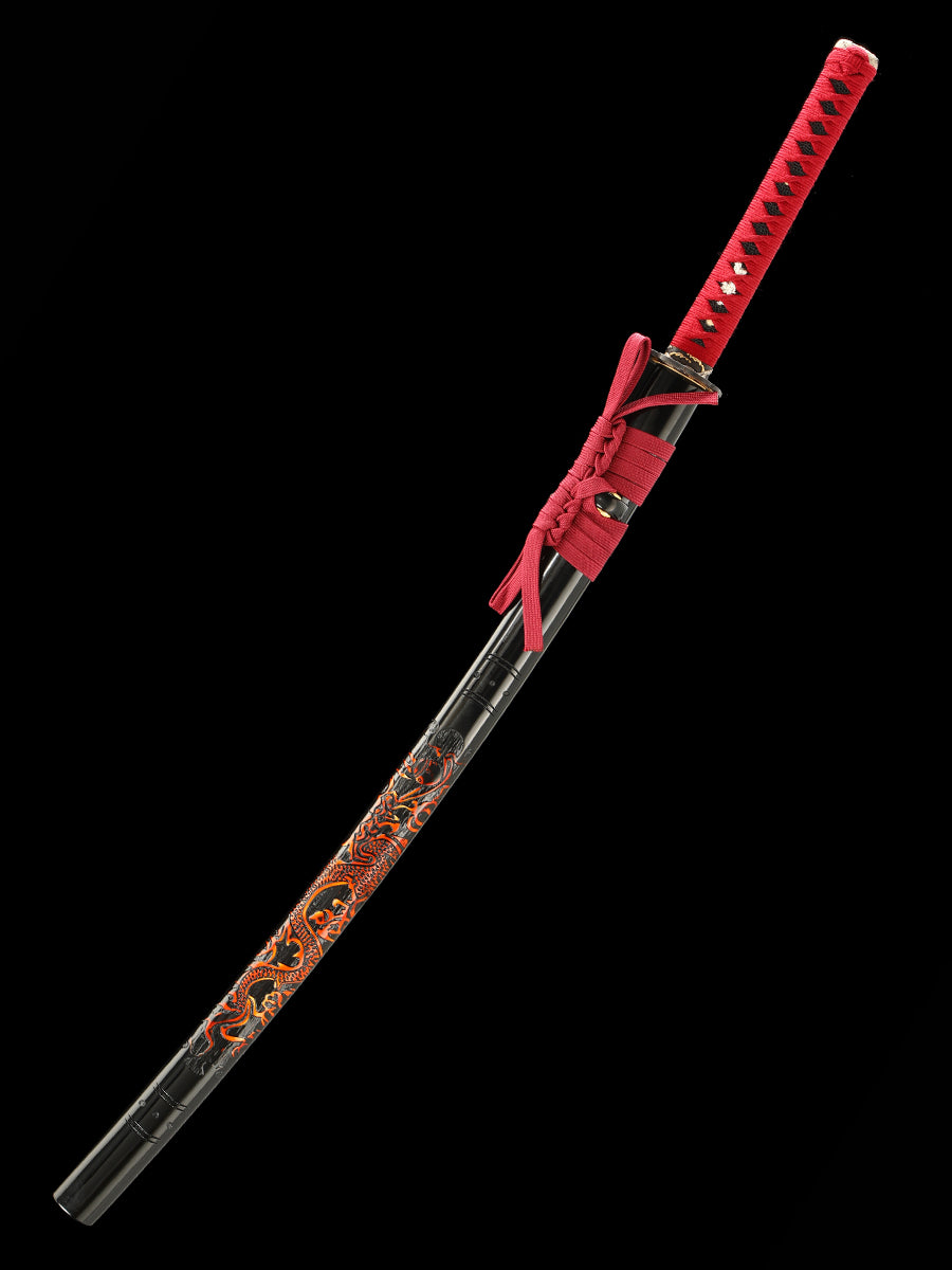 Handmade Samurai Sword and Dragon Gear T10 Steel