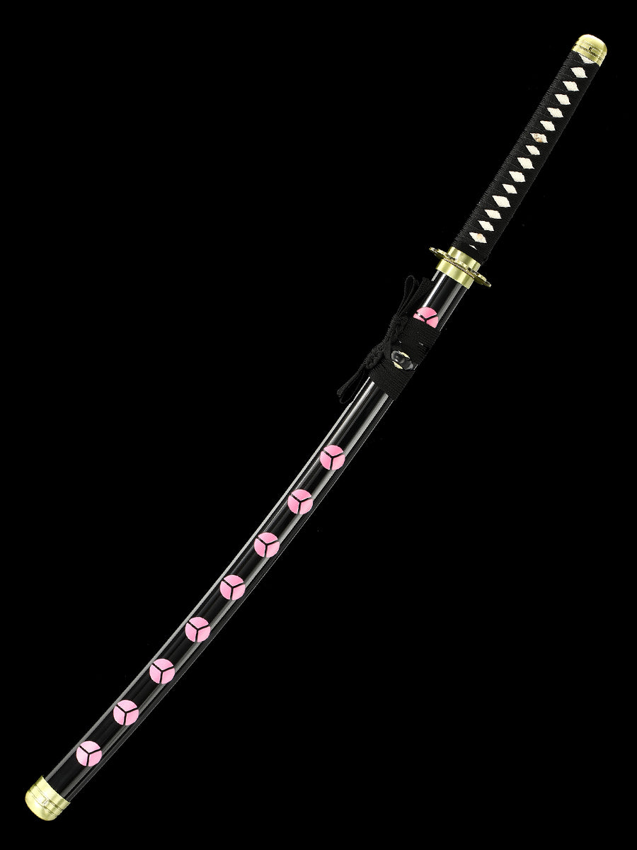 (A014)One Piece series (Akimizu Samurai sword)Japanese samurai katana carbon steel COS men's fine gift series(46)