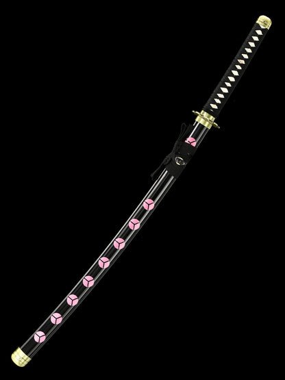 (A014)One Piece series (Akimizu Samurai sword)Japanese samurai katana carbon steel COS men's fine gift series(46)