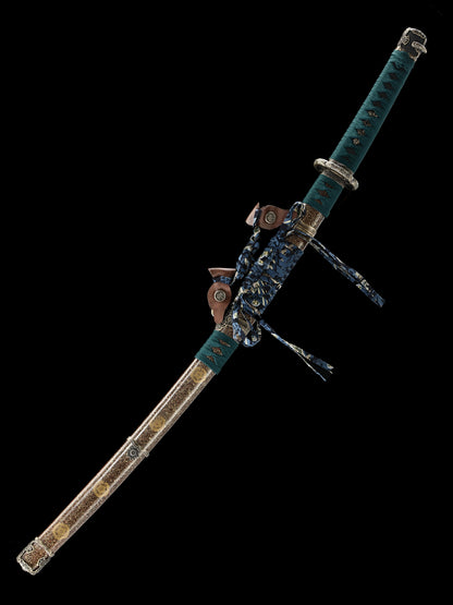 Japanese samurai sword Damascus Steel