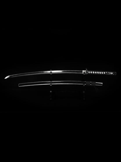 Japanese samurai sword handmade ninja knife 1060 steel blackened precious gift