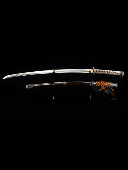 (68)Military Knife Japanese samurai sword collection sword manganese steel forging unique sword