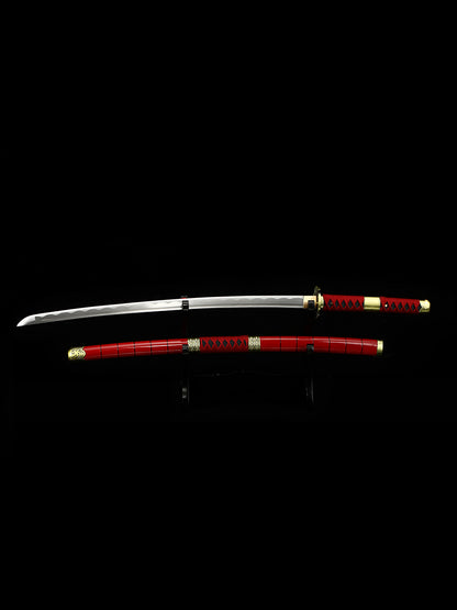 One Piece Series Authentic Japanese samurai katana carbon steel COS men's fine gift series(45)