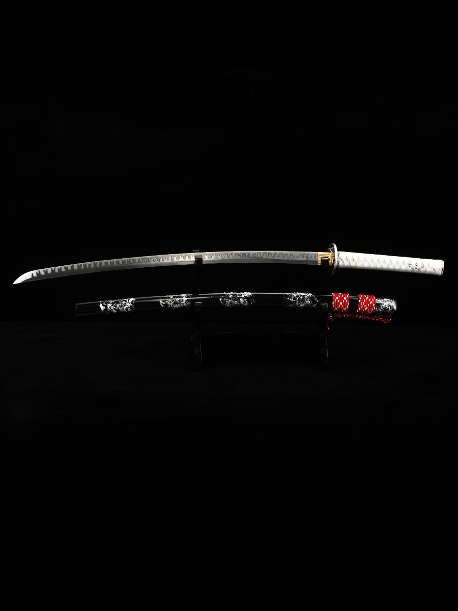 Japanese samurai sword handmade forging T10 steel production decoration collection