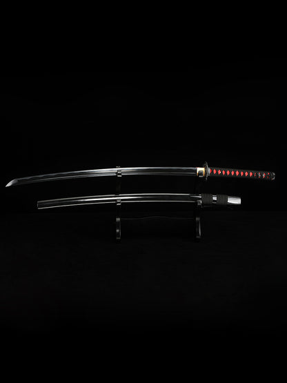 Black handmade genuine katana sword(18)