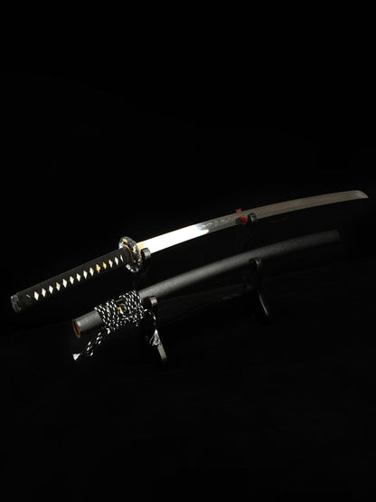 Hand forged samurai sword, dragon sword, Tan T10 steel production