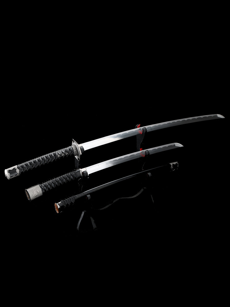 （47）Japanese samurai sword handmade mother and child knife made of 1095 steel