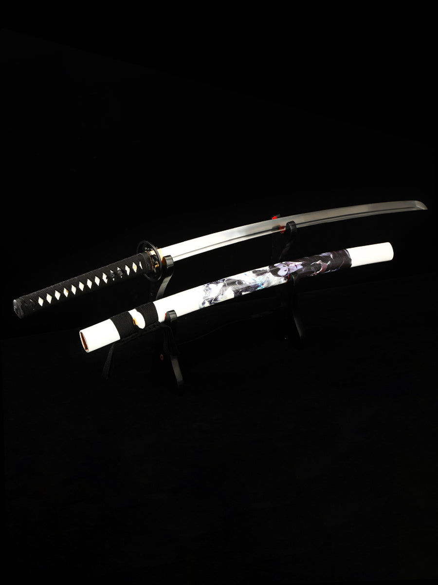 Japanese samurai sword handmade 1095 steel forging