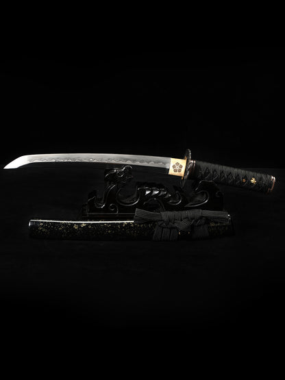 Japanese short sword decorative sword, Japanese samurai sword, made of T10 steel