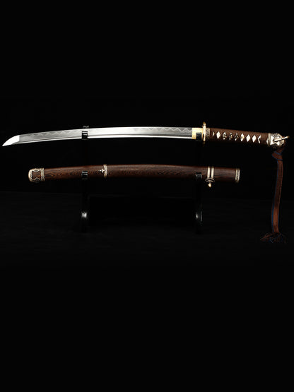 Japan Handmade Katana T10 Steel Samurai Japanese Real Sword   Hand drawn scabbard Knife Full Tang Sharp  ﻿